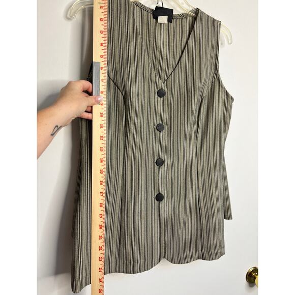 Vtg Womens 2pc Suit Sleeveless w/Pleated Skirt Size 7/8 - Picture 5 of 9